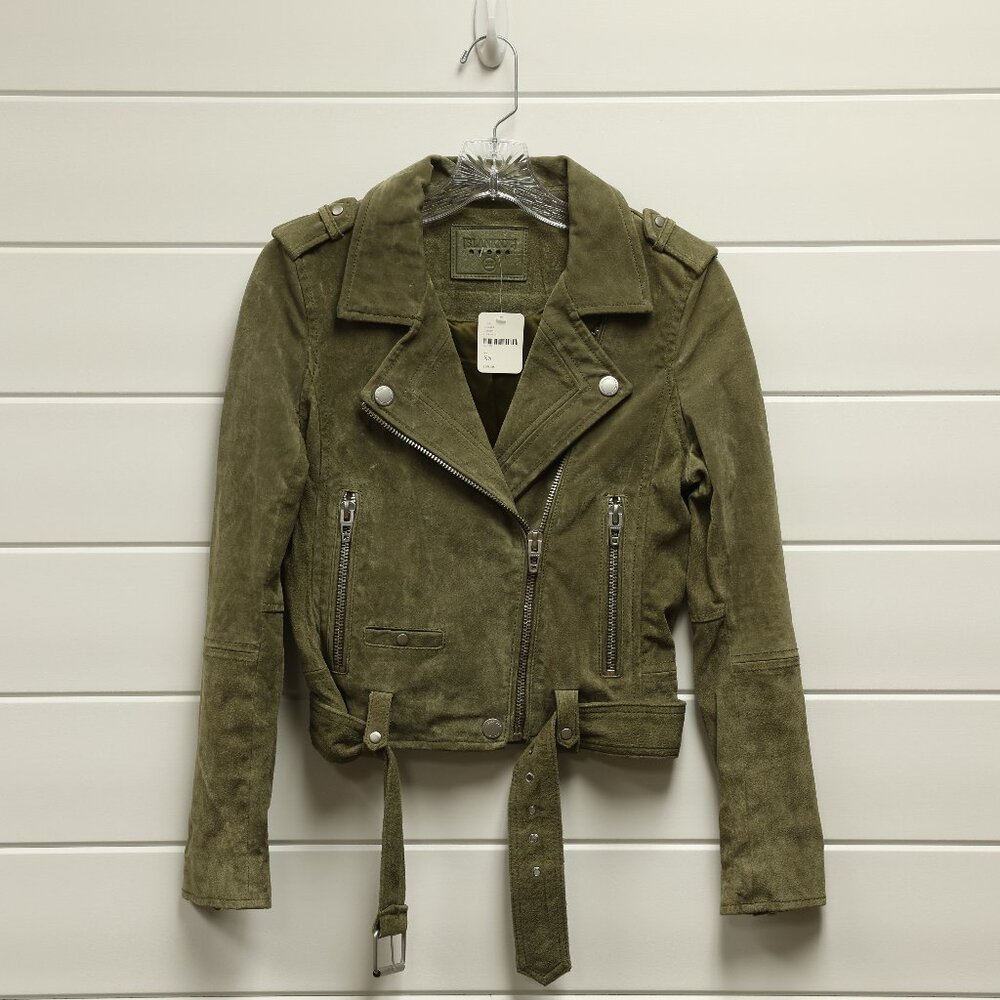 Free People Suede Bomber Jacket